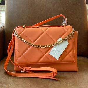 A New Day: Orange Crossbody Purse